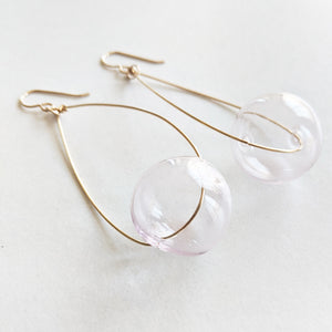 Blush | Glass Earrings - Baluku Design